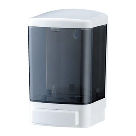 LABRIMP Bathroom Wall Mounted Soap Dispenser Manual Liquid Container for Hand Soap and Design Easy to Use for Home and Kitchen