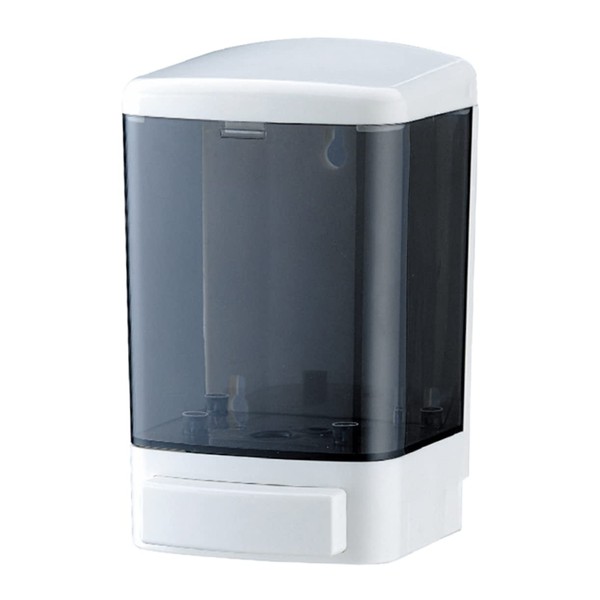 LABRIMP Bathroom Wall Mounted Soap Dispenser Manual Liquid Container for