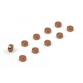 Steely – Coloured Pack of 10 Neodymium Magnets Set – Copper