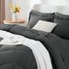 CozyLux King Bed in a Bag 7-Piece Comforter Set with