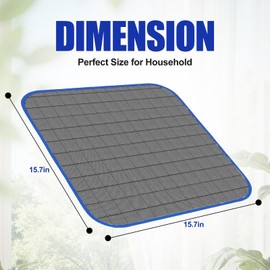 Omnikryp Pack of 3 Microfibre Cloths, Window Cleaning Cloths in 40 x 40 cm, Car Cleaning Cloths, Lint-Free Polishing Cloth, Reusable, Microfibre Glass Cloths for Cars, Kitchen, Glass