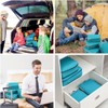 YIAGUN Compression Packing Cubes Extensible Organizer Bags For ZippeTravel Suitcase