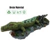 SLOCME Aquarium Alligator Air Bubbler Decorations - Aerating Action Crocodile
