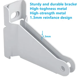 Storm Door Closer Bracket, Thickened Repair Jamb Bracket Durable Screen Door Closer Repair Replacment Compatible with Andersen, Emco/Larson Pella 40201
