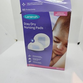 Lansinoh 60-CT Disposable Nursing Pads Stay Dry Absorbency