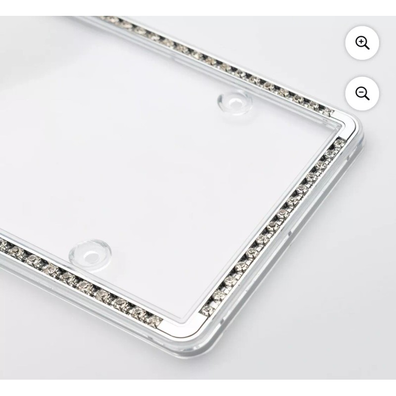 Autodrive New Auto Drive License Plate Frame with Cover Iridescent