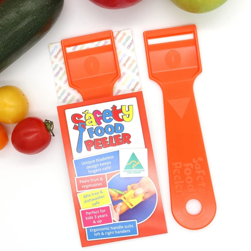 Safety Food Peeler, Kids Peeler, Children's Kitchen Utensils, Bladeless Peeler