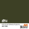 AK Acrylics 3Gen AFV AK11339 Nº9 Olive Drab (FS33070) (17