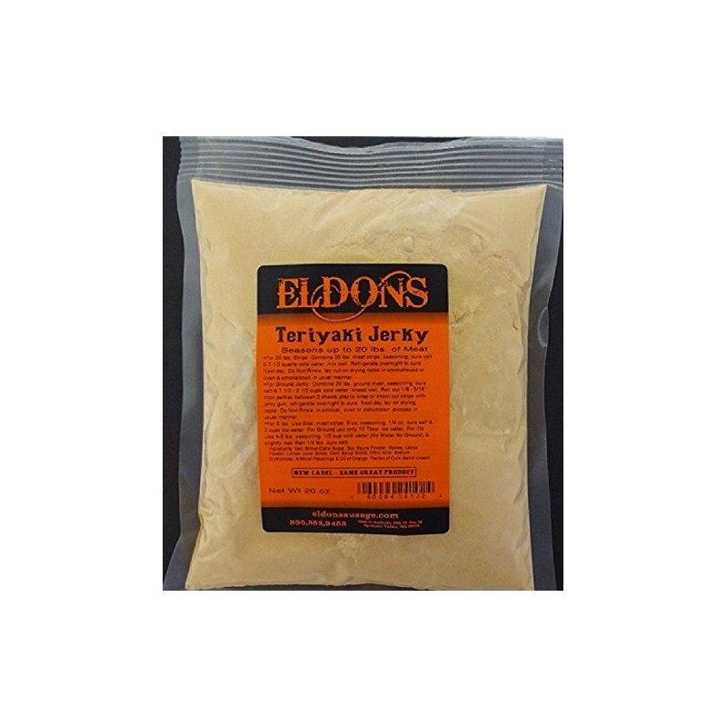 Teriyaki Jerky Seasoning Spices with Cure 20 Oz. Seasons 20