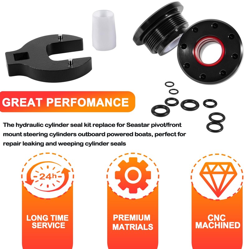 YMT Hydraulic Steering Cylinder Seal Kit with Pin Wrench Fits