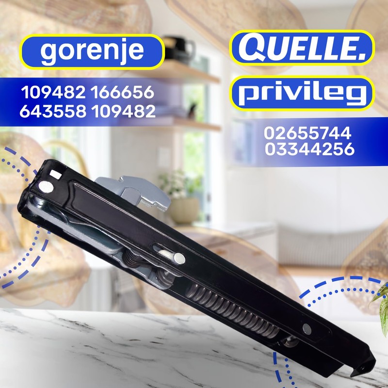 Gorenje Oven Hinge with Original Code 109482 166656 643558 MONTERAL