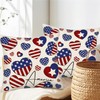 Fukeen 2 Pack Independence Day Pillow Covers 22 x 22