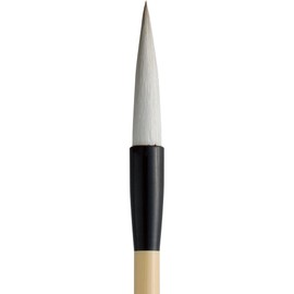 Kuretake JC311-3 Calligraphy Brush, Thick Brush, Kiyosumi, No. 3, White Hair