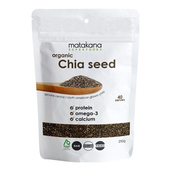 Matakana Superfoods Raw Organic Chia Seeds - 1kg