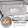 2Pcs Driver & Passenger Side Sun Visor with Light Fit