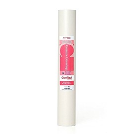 Magic Cover Adhesive Vinyl Paper for Lining Shelves and Drawers, Decorating and Craft Projects, 18" x 60', White