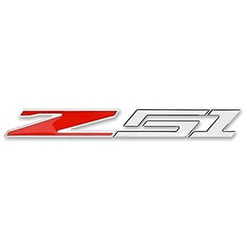 Z51 Billet Aluminum Chrome Plated Badge/Emblem Decal for C6, C7, C8 Corvette (3 inch)