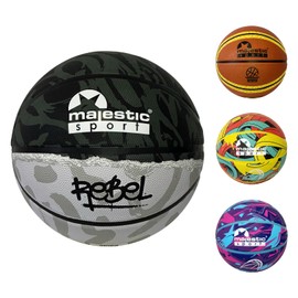 Majestic Sport Basketballs for children, teenagers and adults, size 5, basketball, outdoor, indoor, rebel