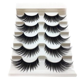 10 PCS 5 Pairs False Eyelashes Eyelashes Ultra Dense Extra Long Eyelashes