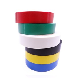 Vinyl Tape, 6 Colors, Electrical Insulating Tape, Harness Tape, Heat Resistant, 0.7 inches (17 mm) x 3.9 ft (9 m)