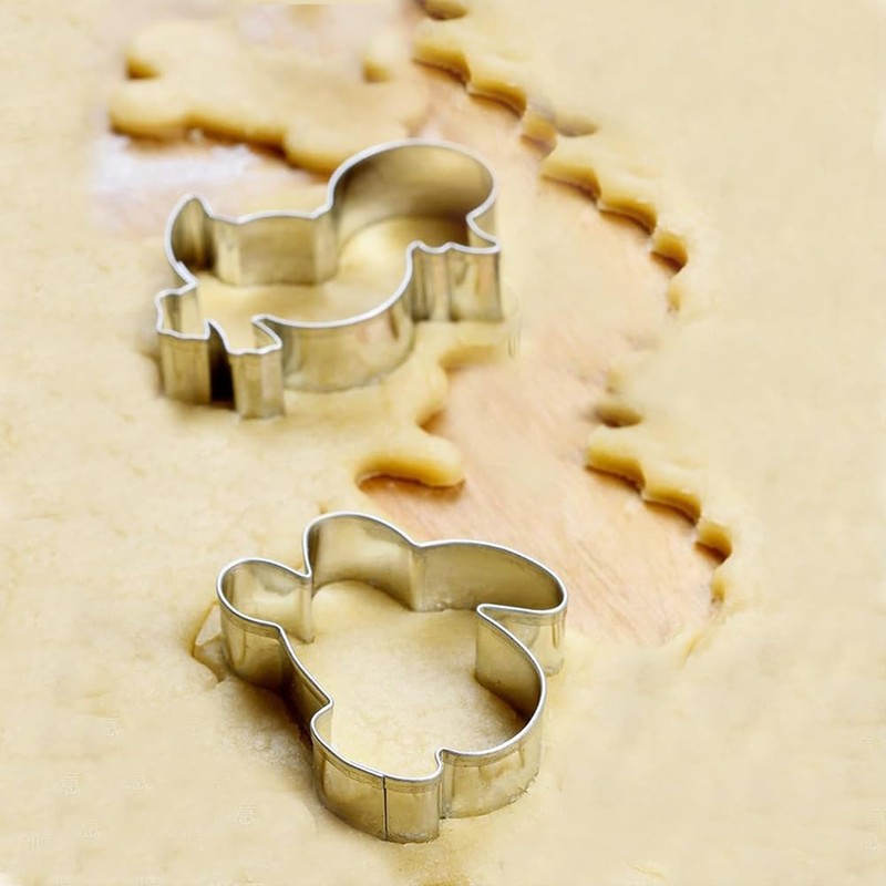 Easter Cookie Cutter Set, 6 Pieces Stainless Steel Cookie Cutter