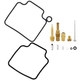 Anxingo 0201-318 Carburetor Rebuild Kit Replacement For Honda Rebel 250 CMX250C 1985-2012, 1 Main Jet #135; 1 Slow Jet #35 0201 318 0201318 Carb Repair Kit