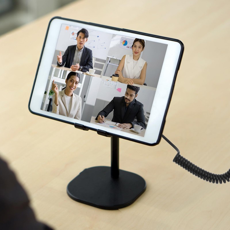 Retractable Remote Control Tether - Universal Coiled Security Cable Tv