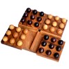 Knobelholz Pentalogic Wooden Strategy Game for 2 Players, Tactical Game