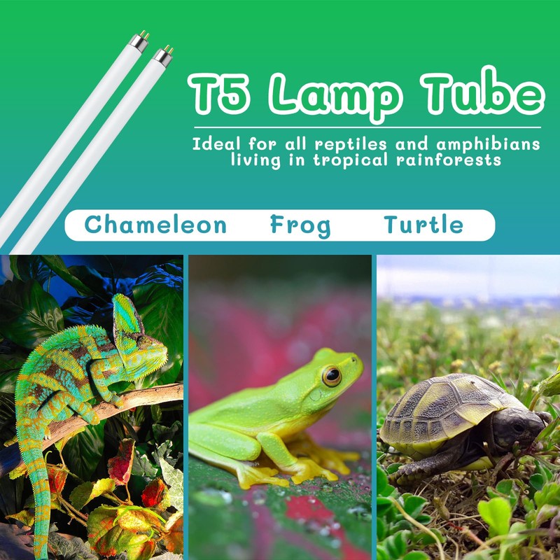 REPTI HOME T5 UVB Reptile Light 39W 5.0,UVA UVB Light