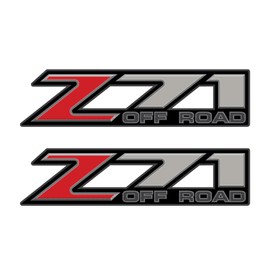 Z71 Offroad Decals 3D Stickers for Chevy Silverado Z71 2001-2006 Bed Side 1500 2500 HD 01-06
