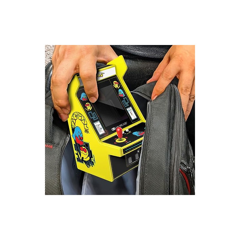 My Arcade Pac-Man Micro Player Pro: 6.75" Handheld Retro Games,