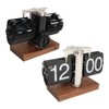Digital Flip Down Clock Retro Automatic Turning Battery Operated Mechanical