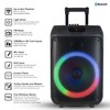 IQ Sound IQ-6412DJBT 2 X 12-inch Portable Bluetooth Speaker, TWS,