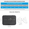 OKH 3-pack Stick-on Reading Glasses Lens +1.75 Adhesive Magnification Bifocal