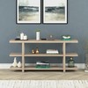 Henn&Hart Acosta Console Table, 64" Wide,Grey