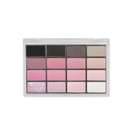 Korean Cosmetics Awakening Soft Blurring Eye Palette 16 Colors Eyeshadow Palette Low Saturation Pearl Luster Matte Sleeping Silk Brightening Eye Shadow (16# Black Hash Bluring)