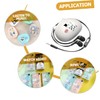SHOWERORO Ear Wired Earbuds Durable Lightweight Headphone for Adorable Design