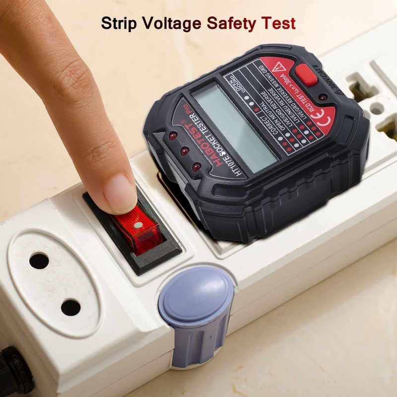 Socket Tester UK, Circuit Testers Rcd Plug Tester Mains Outlet