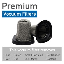 Fette Filter - 6 Replacement F25 Filters Compatible with Dirt Devil Simpli-Stik Lightweight Corded Bagless Stick Vacuum, Dirt Devil F25, Dirt Devil 083405, Dirt Devil M083405, Dirt Devil SD20000RDI