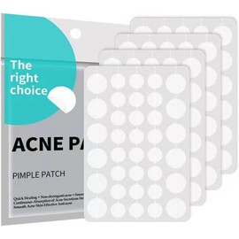 180 Parches Para Acné. Pimple Patch, Calcomanías Ultra Finas para Cara y Piel, Parches Hidrocoloides Absorbentes para Tratar la Erupción de Acné y Espinillas para el Cuidado de la Piel. Pueden Absorber la Secreción.