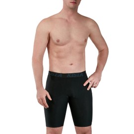 KISTA 3 Pack Men's Athletic Cool Dry Compression Shorts, Sports Performance Active Running Tights (Small, Black/Charcoal/Navy)