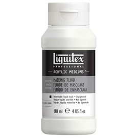 LIQUITEX Acrylic Masking Fluid Medium 118ML, Transparent