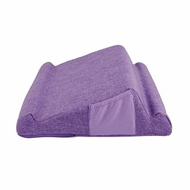 THE DUO Laptop 2.0 | Angled Laptop Stand | Work from Home Laptop Accessories | Laptop Desk | Memory Foam Laptop Pillow | Built-in Side Pockets | Removable & Washable Cover (Purple)