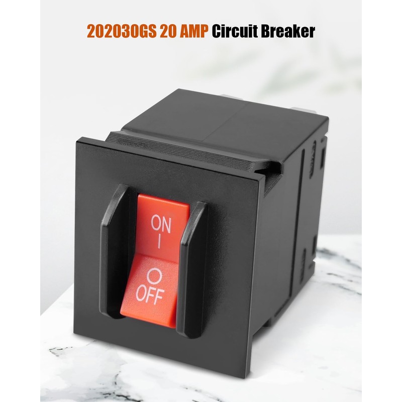 202030GS 20AMP Circuit Breaker Fit for Briggs & Stratton Replace