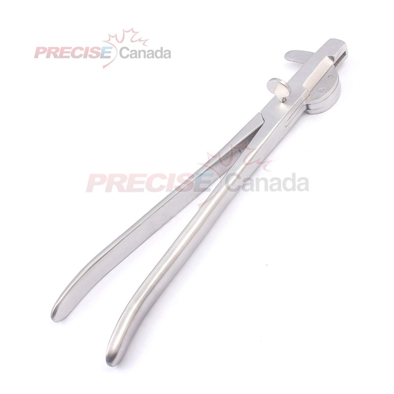Precise Canada: White Emasculator 12" Double Crushed Stainless Steel Castration