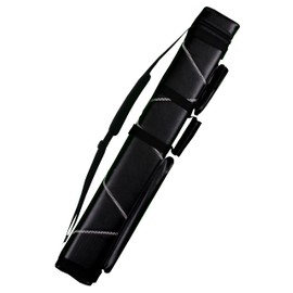 Accuplay Billiards 3x6 Hard Pool Cue Stick Carrying Case Black White
