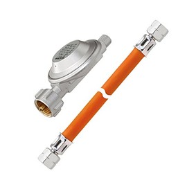 GOK Gas Pressure Regulator 50 mbar with 80 cm Gas Hose