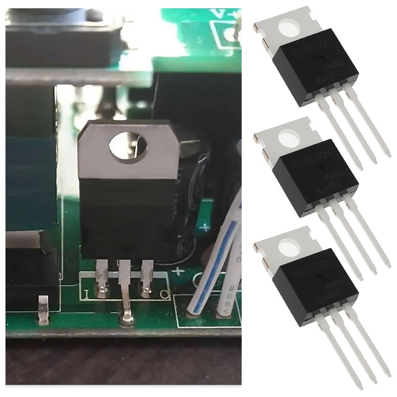 ECSiNG 20pcs TO220AB IRF9530N Transistor 100V 12A 88W for Analog