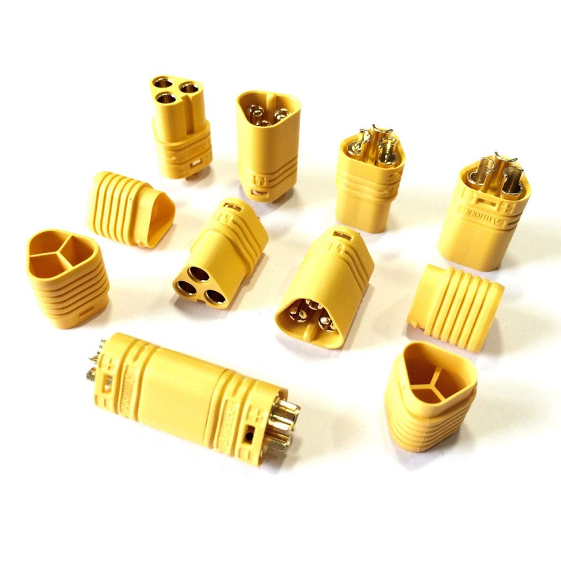 VUNIVERSUM Premium MT60 3 Pin Gold Plug Socket for Multirotor