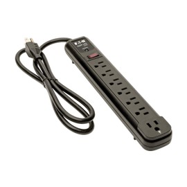 Tripp Lite Protect It! Surge Protector, 7 AC Outlets, 4 ft Cord, 1,080 J, Black